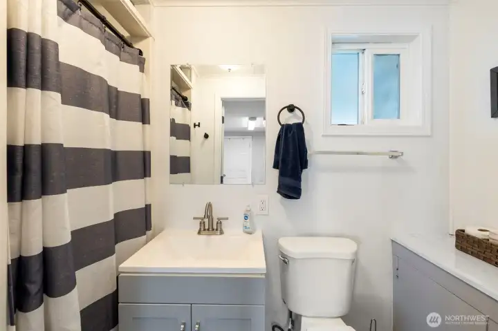 Master bath with tall shower