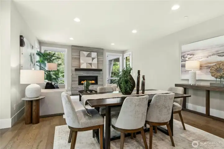 Open concept living offers seamless flow for entertaining. Open concept living offers seamless flow for entertaining.