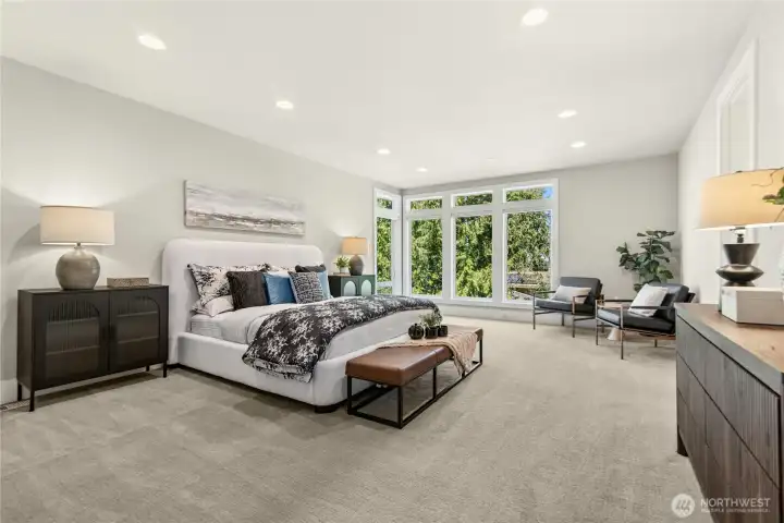 Oversized primary suite Oversized primary suite