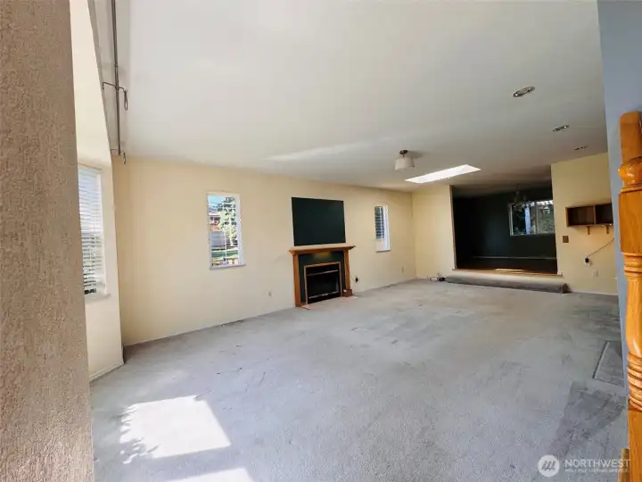 View of the living room from entrance