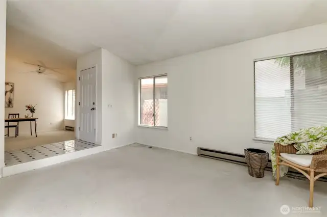 Originally the third bedroom, this is used as a large office and used to be the piano room.