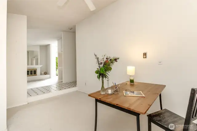 Originally the third bedroom, this is used as a large office and used to be the piano room.