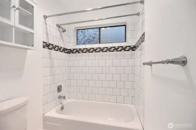 Updated hallway bath