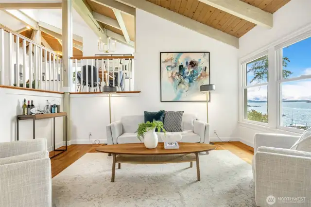 Sunken living room