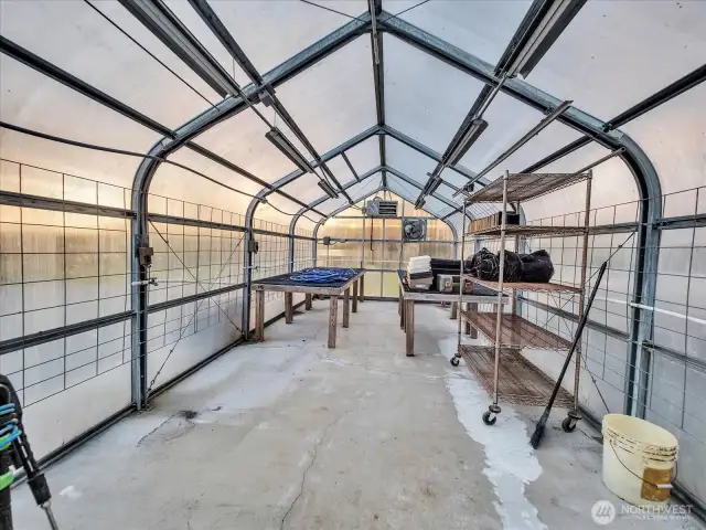 Irrigated greenhouse.
