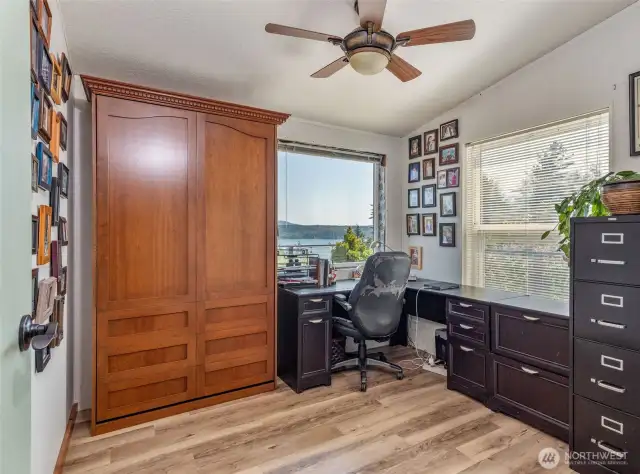 Den/office with outstanding view