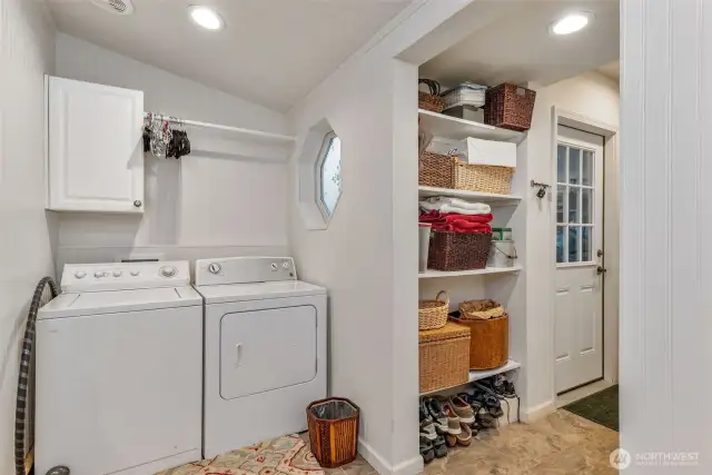 Mud room off the garage