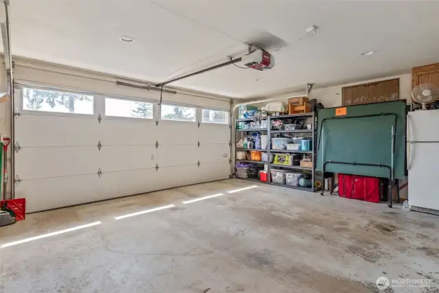 Two car garage