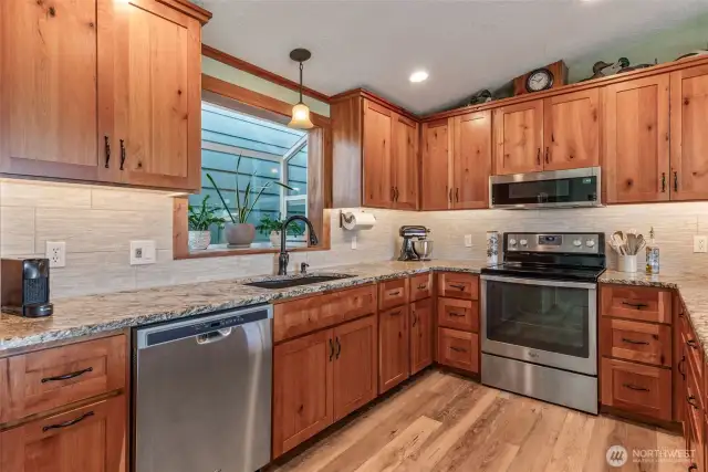 Remodeled custom kitchen