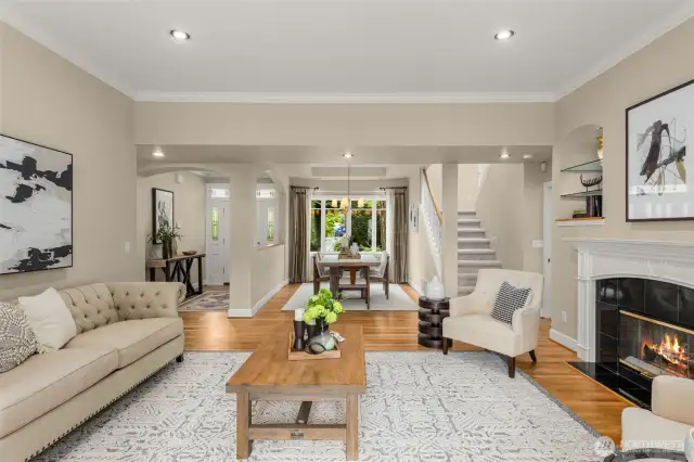 Fresh carpet & refinished hardwoods—move-in ready from day one.