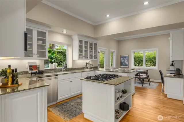Looking the other way in the kitchen toward the eating nook