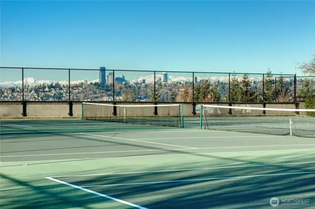 Lid Park with trails, sports fields, tennis courts and gorgeous views is also close by