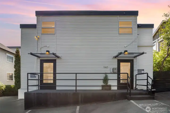 Welcome home! Fresh exterior paint.  welcomes you home.