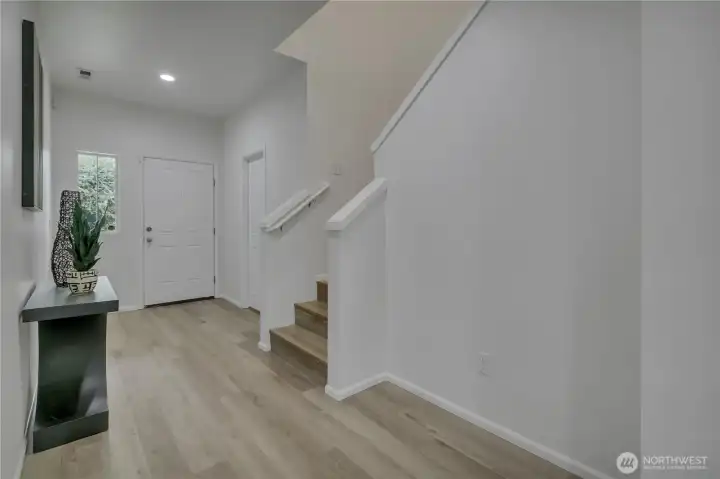 Spacious entry way