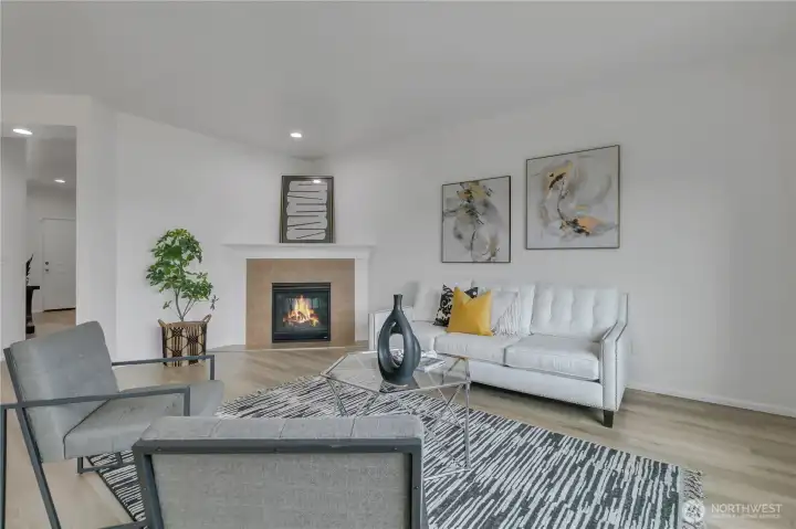 gas fireplace