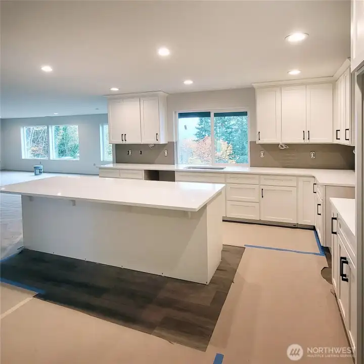 Huge kitchen island
