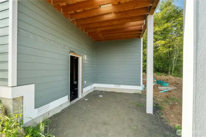 Access to crawl space.