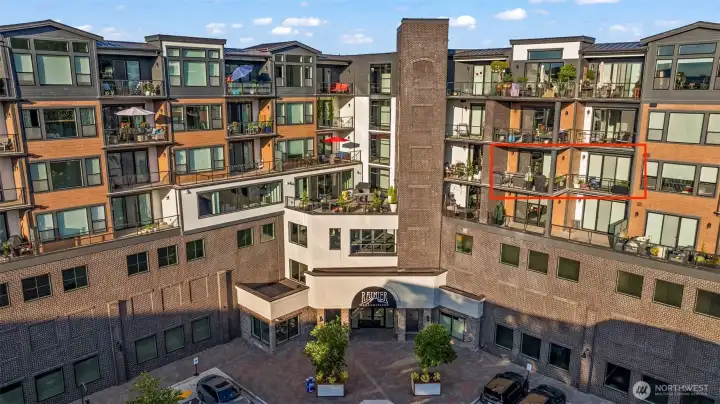 This ideal home comes with TWO decks (one from living room and one from primary bedroom)