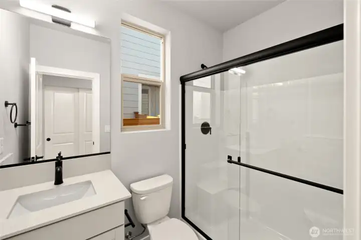 Attached 3/4 Bath on Main level guest