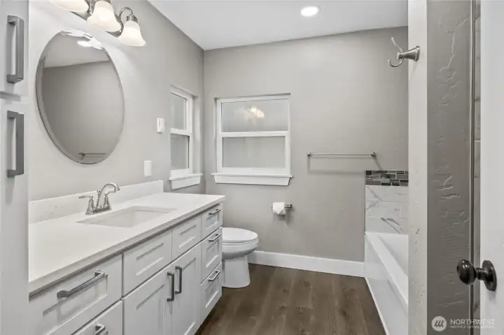 Primary on-suite bathroom.