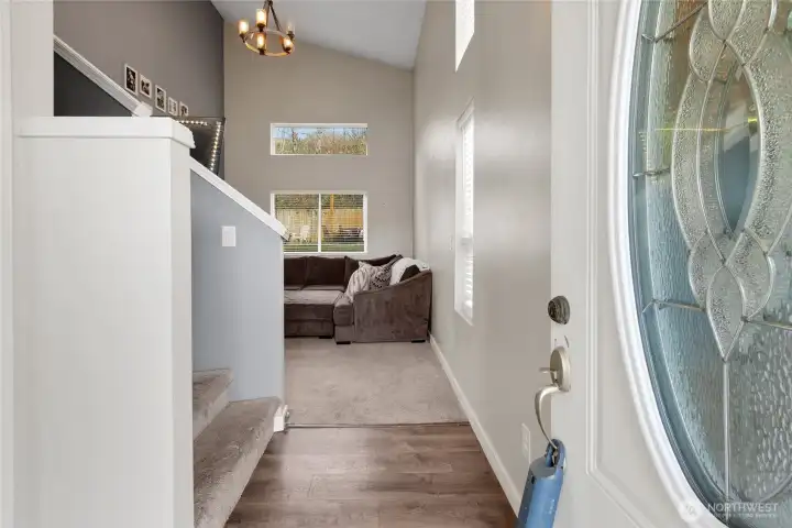 Front entrance  to living area