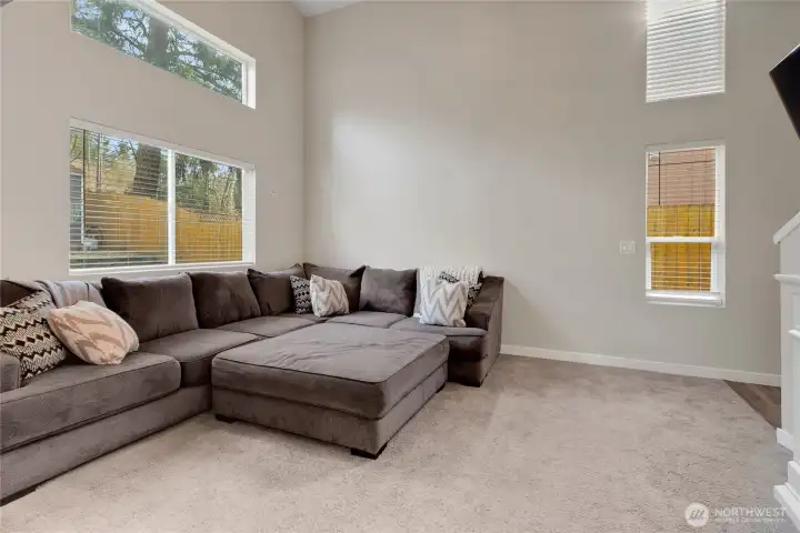Living area with room for huge sectional