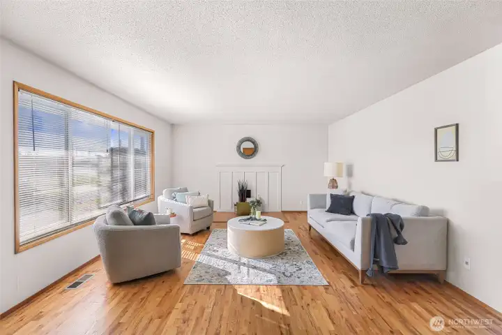 Freshly painted interior