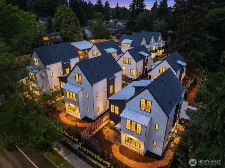 Lauded Thornton Creek Commons is the winner of TWO PCBC 'Gold Nugget' Grand Awards and was chosen Green Builder Magazine's 'Sustainable Community of the Year'.