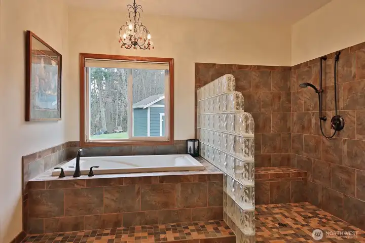 Primary bathroom.