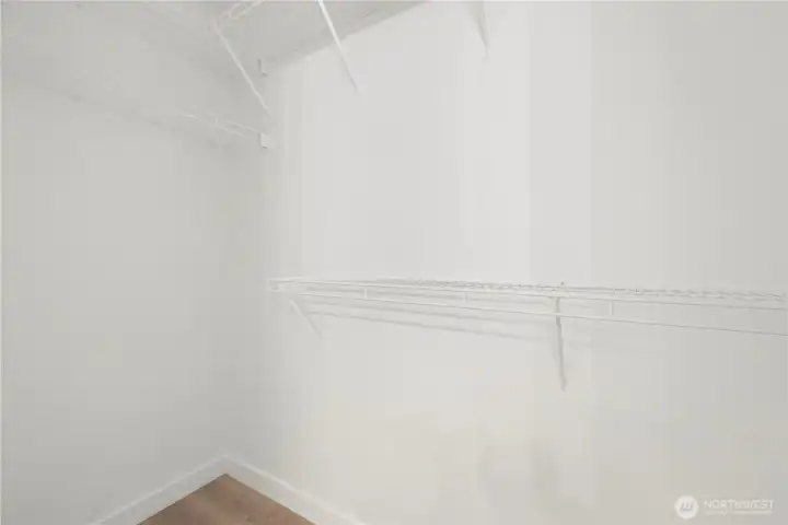 Large walk in closet