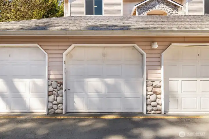 One car garage & storage