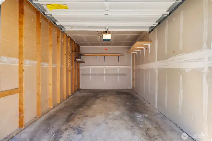 One car garage & storage