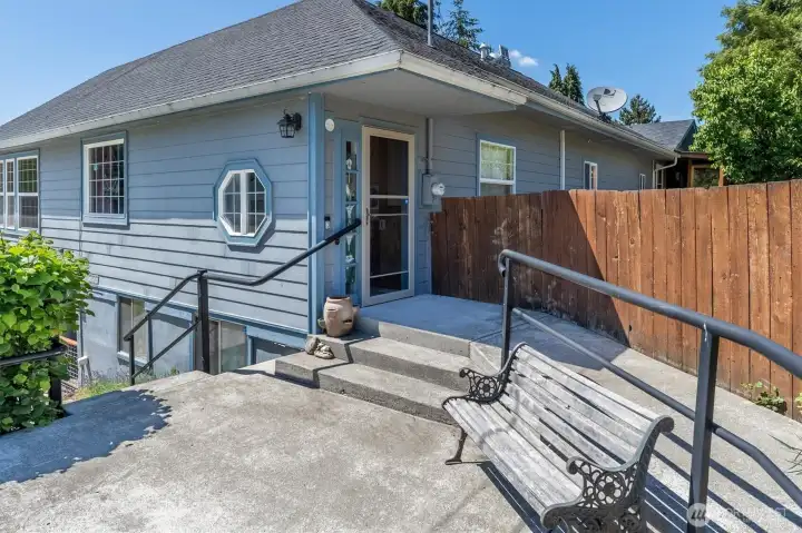 Ramp to front door