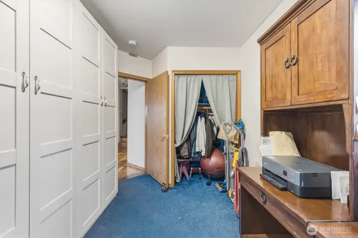 Bedroom 1/Office space with loads of storage