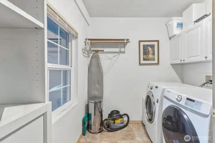 Ample laundry facility