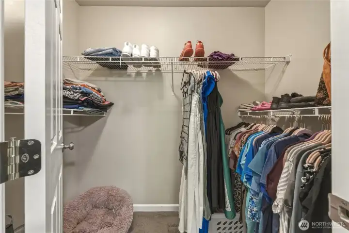 Primary walk-in closet Primary walk-in closet