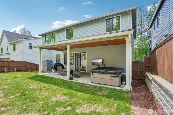 Back of home, yard Back of home, yard