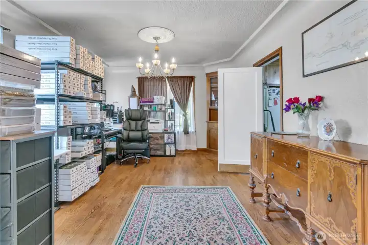 Dining room (currently being used as home office)
