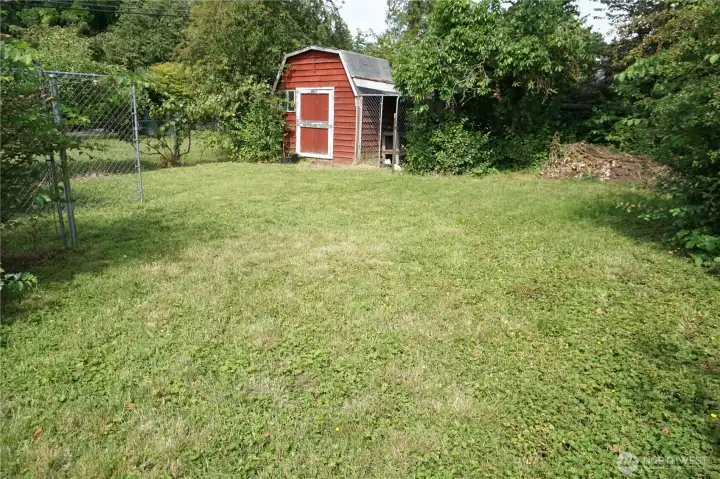 Storage, dog run or chicken coop.