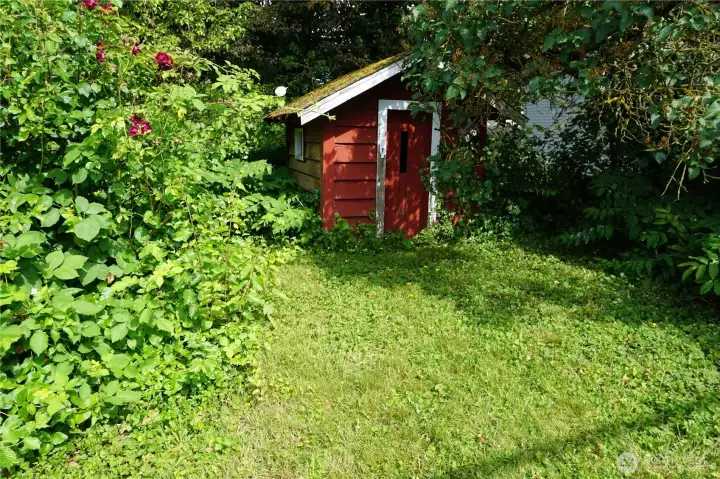 Tool shed.