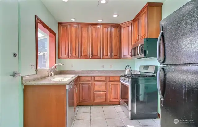 Main floor kitchen.