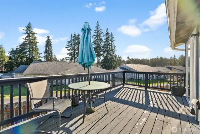 Upper Level deck off Dining