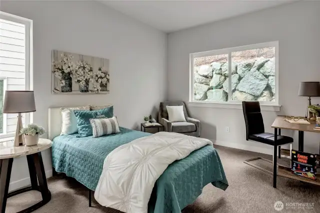 Second floor bedroom (model home lot 24)