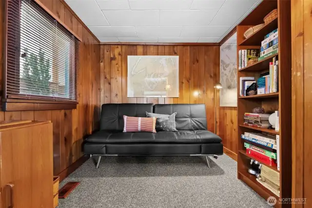 A second flex room can be utilized as a bedroom, office or sitting room.