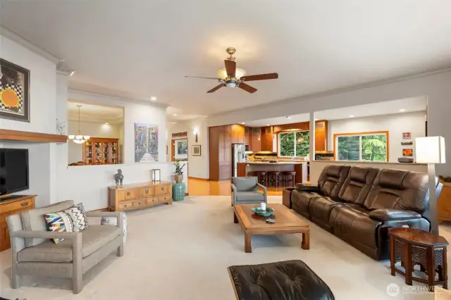 Main floor living area.