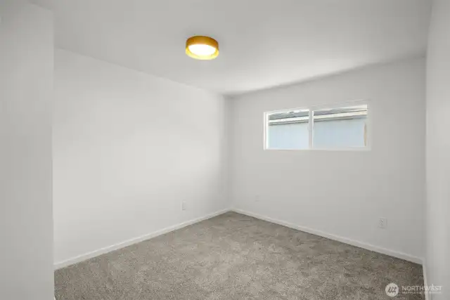 Plush new carpet in bedrooms