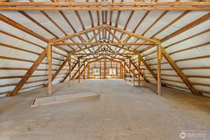 Second story of Barn.