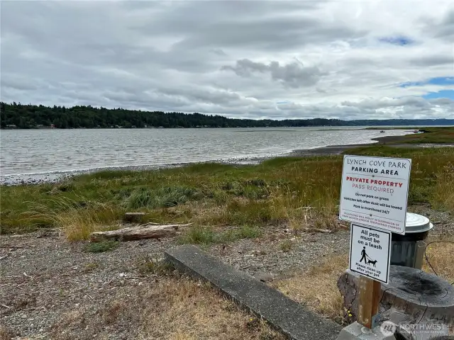Waterfront community park along the Hood Canal