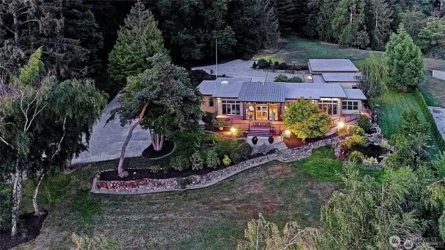 Home as seen looking west.