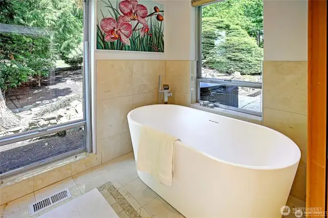 New soaking Tub.